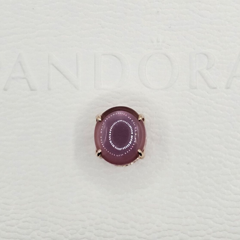 🎁Authentic Pandora ROSE CABOCHON CHARM - Picture 2 of 9